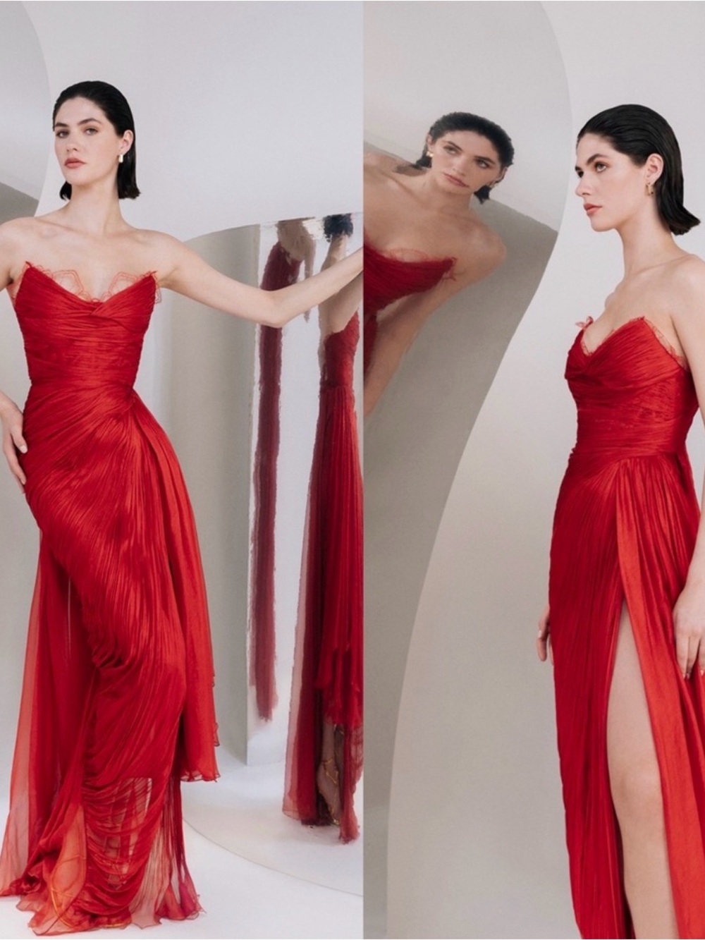 Maria Lucia Hohan Jolie Gown in Salsa US 4
